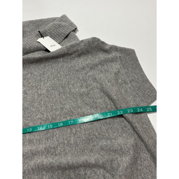 NWT $325 Vince Womens Gray 100% Cashmere Cowl Neck Tunic Sweater Sz M Quiet Luxe - Picture 6 of 9